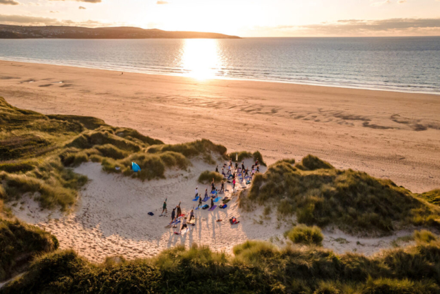 sunset-silent-disco-beach-yoga-with-alicia Sunset Silent Disco Beach Yoga - Gwithian with Alicia Ray